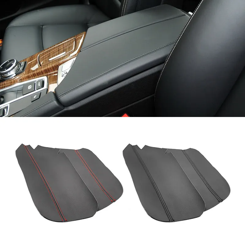 

Only LHD For BMW 5 Series F10 2011 2012 2013 2014 2015 2016 2017 Microfiber Leather Center Control Armrest Box Protective Cover