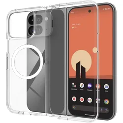 Clear Case For Magsafe Magnetic Wireless Charge Thin Hard Plastic Phone Cover For Google Pixel 10 9 Pro fold