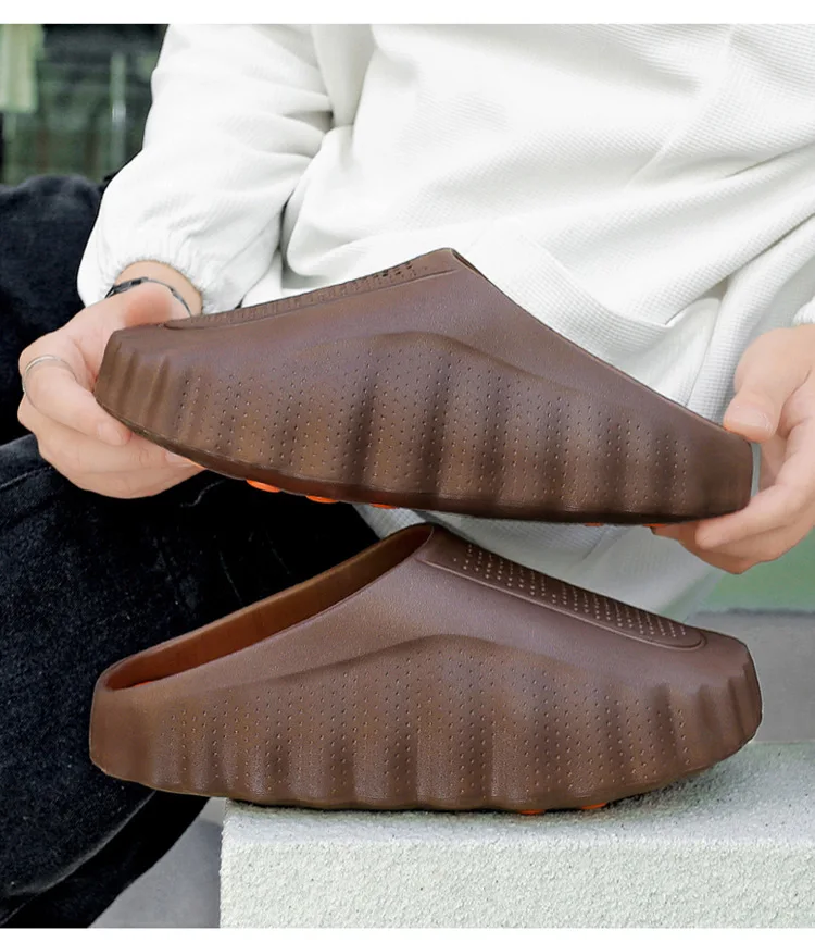 Herren-Massage-Hausschuhe, Indoor- und Outdoor-Sandalen, Strand-Sandalen, bequeme, weiche Pantoletten, Clogs, Freizeitschuhe, Herren- und Damenschuhe, Hausschuhe für den Sommer. – Detail 8