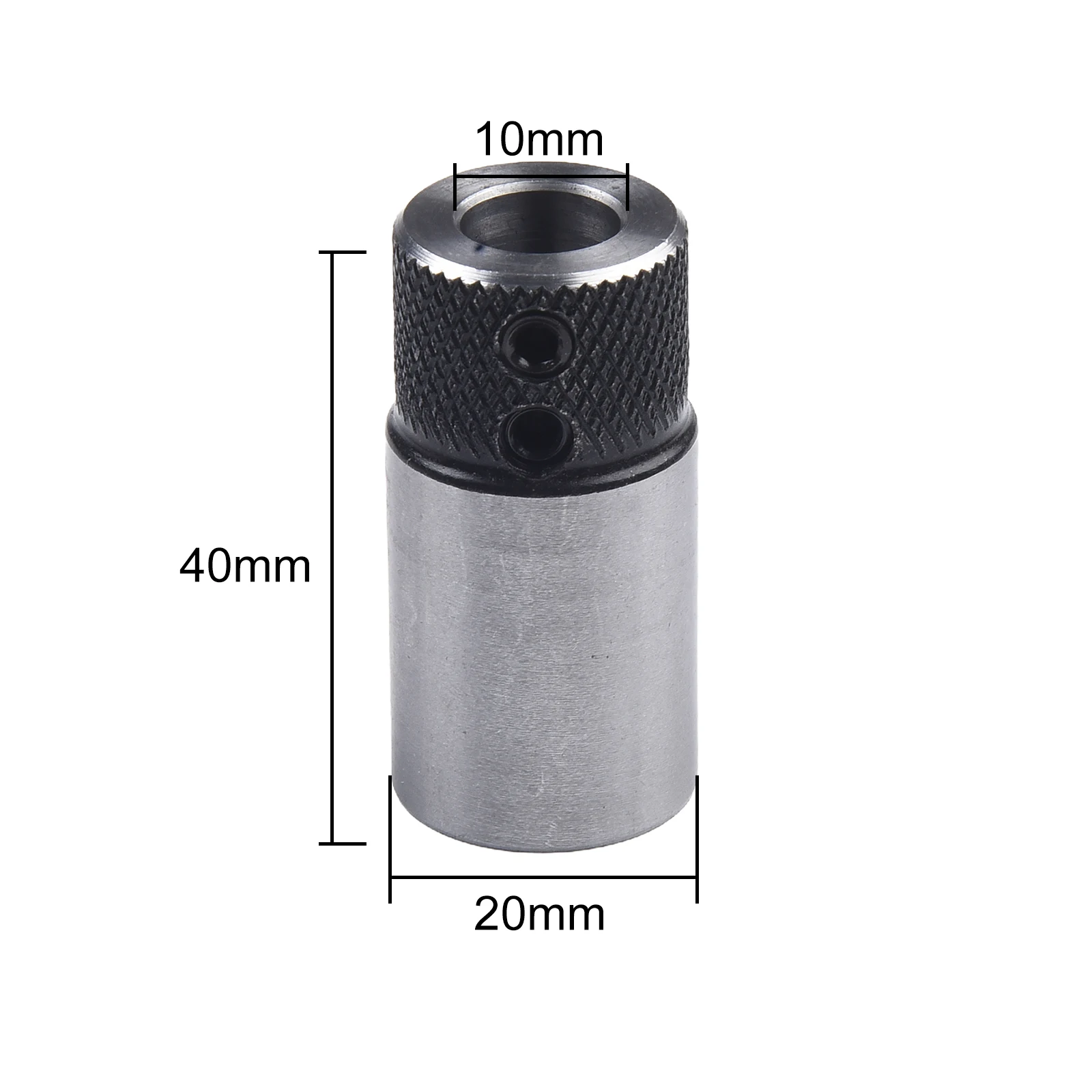 Base Drill Sleeve for cross SleeveClamp 20x40L 20x45L for cross Type Type Silver black Steel Accessories Base Drill