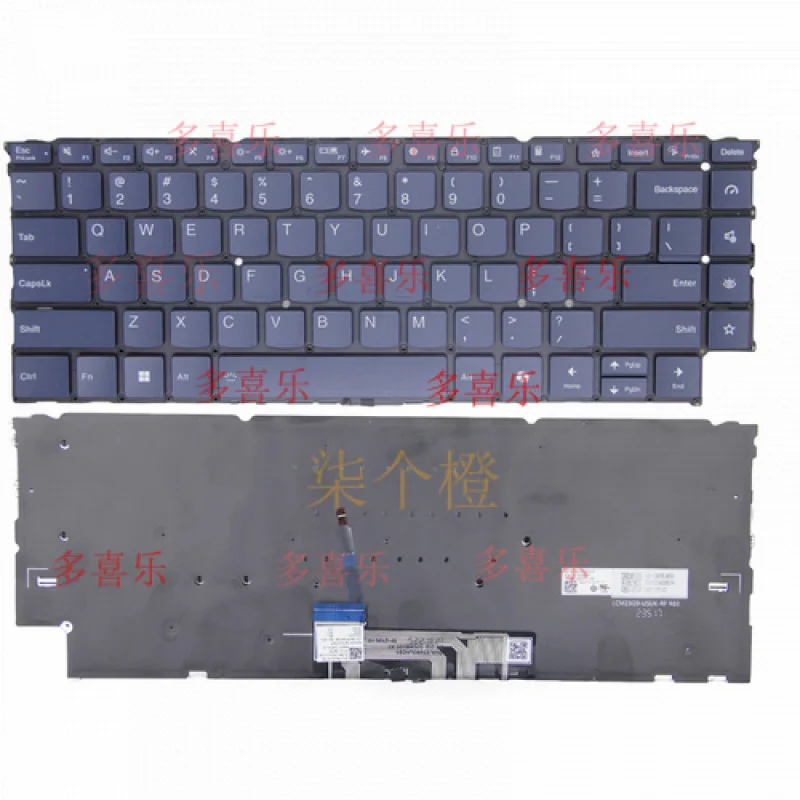 

AA New for lenovo Yoga 9 2 -in-1 14IMH9 keyboard US blacklight blue