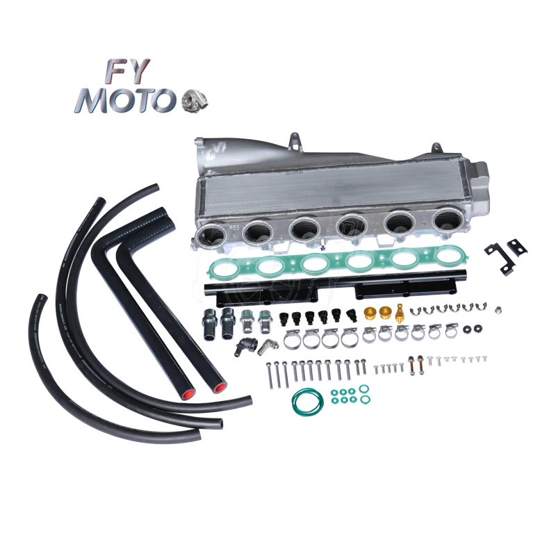 Silver Cast INTAKE MANIFOLD For BMW F22 M240I F30 340I 440I 16-19 HALF CNC With Core&accessories view 3
