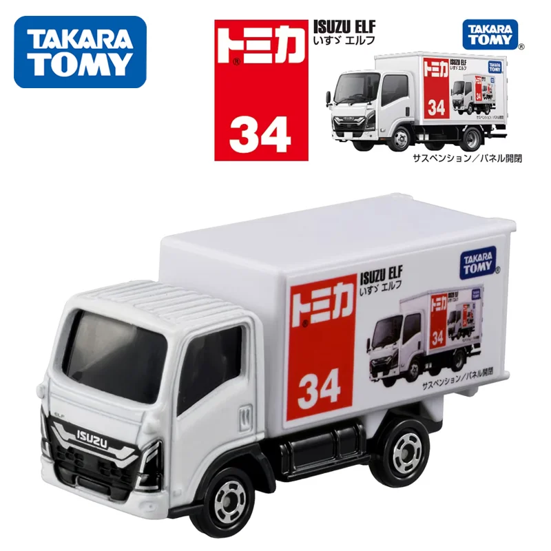 

TAKARA TOMY Tomica Premium NO.34 ISUZU ELF Alloy Diecast Collection Cars Model Toys for Children Boys