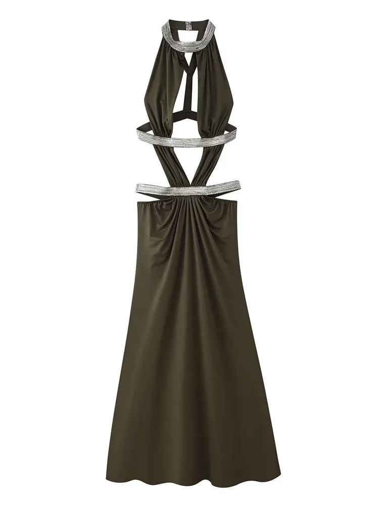 

Женское летнее модное универсальное платье с вырезами, качественное, облегающее, сексуальное, с открытой спиной, вечернее, длинное, элегантное