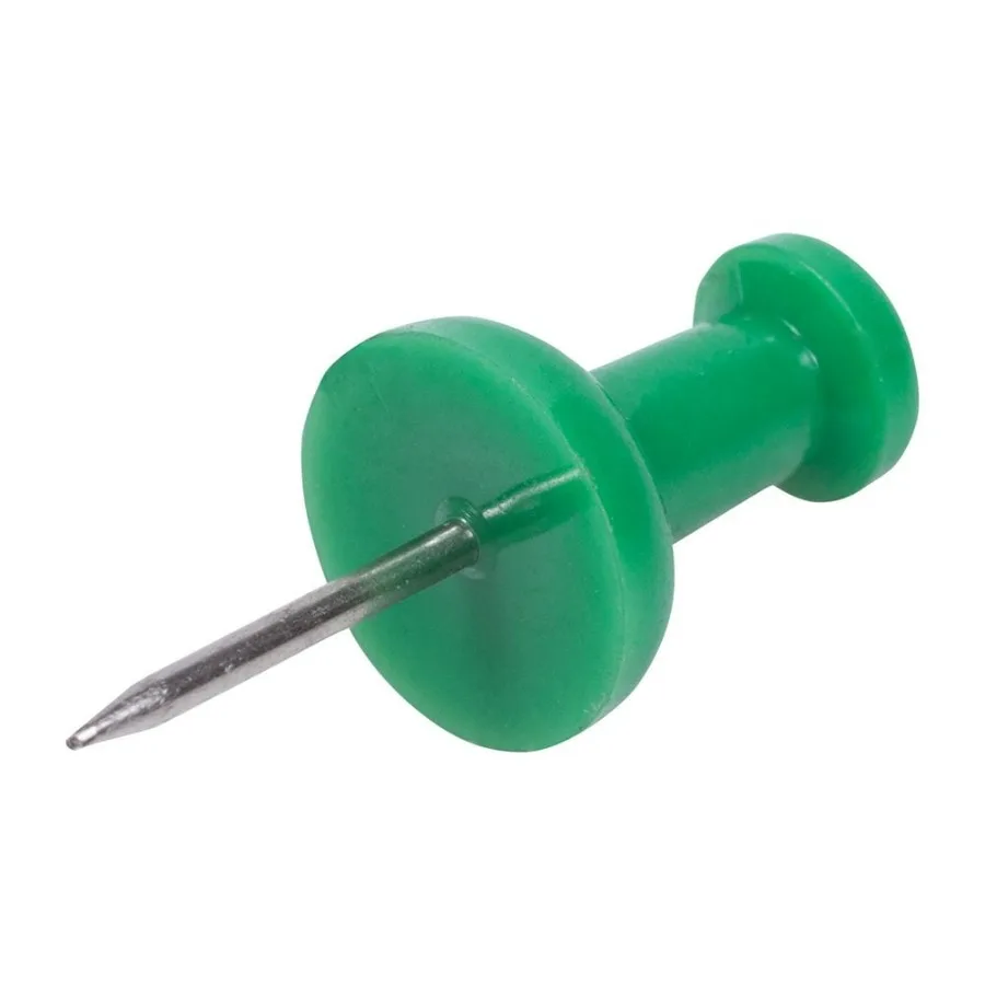 Green Push Pins for Office and Home Organization 2 Packs of 100 Strong and Reliable Pins Ideal for Bulletin Boards Note Display