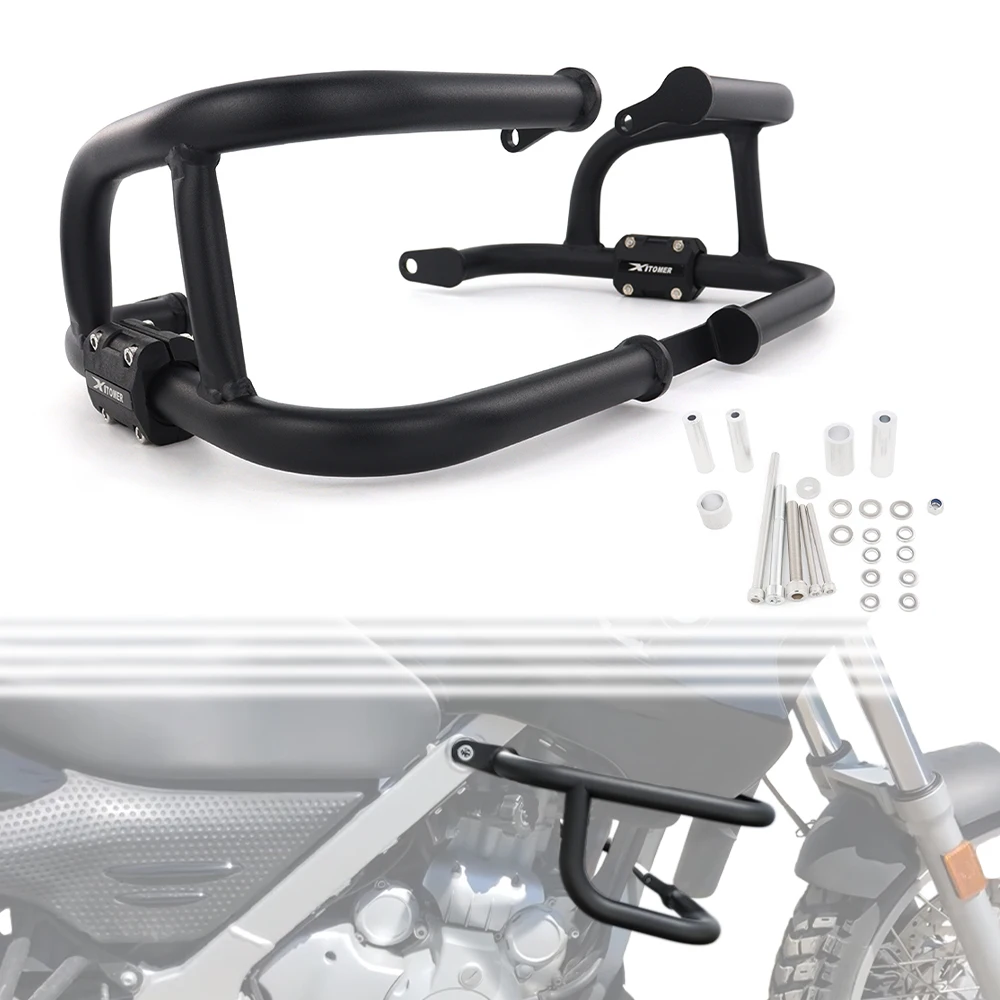 For BMW F650GS Dakar G650GS G650 GS Sertao Motorcycle Steel Crash Bars Engine Guard Frame Bumper Fairings Protector Bars