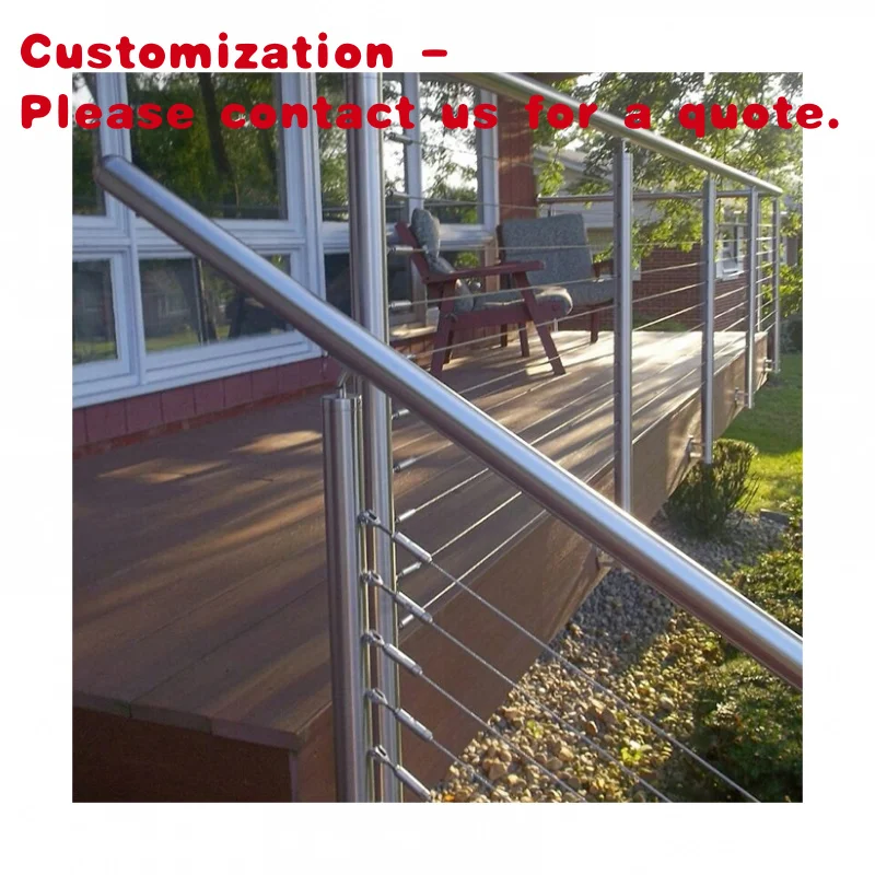 

на заказ.BNS оптовая продажа с фабрики балюстрада перила из нержавеющей стали лестница вертикальные внутренние перила проволока из нержавеющей стали балус