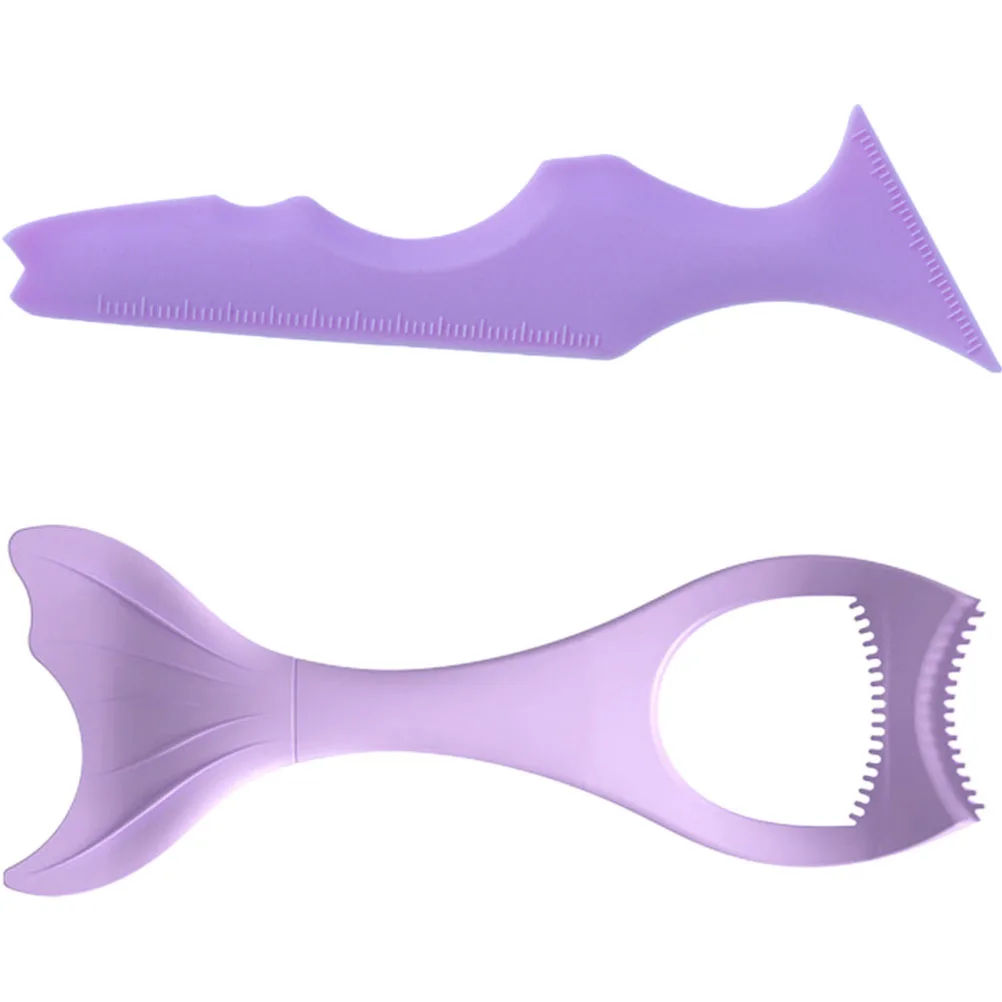 

2Pcs Silicone Eyeliner Stencil Guard Durable Makeup Tool Eyeshadow Applicator Eye Makeup Tools Kit