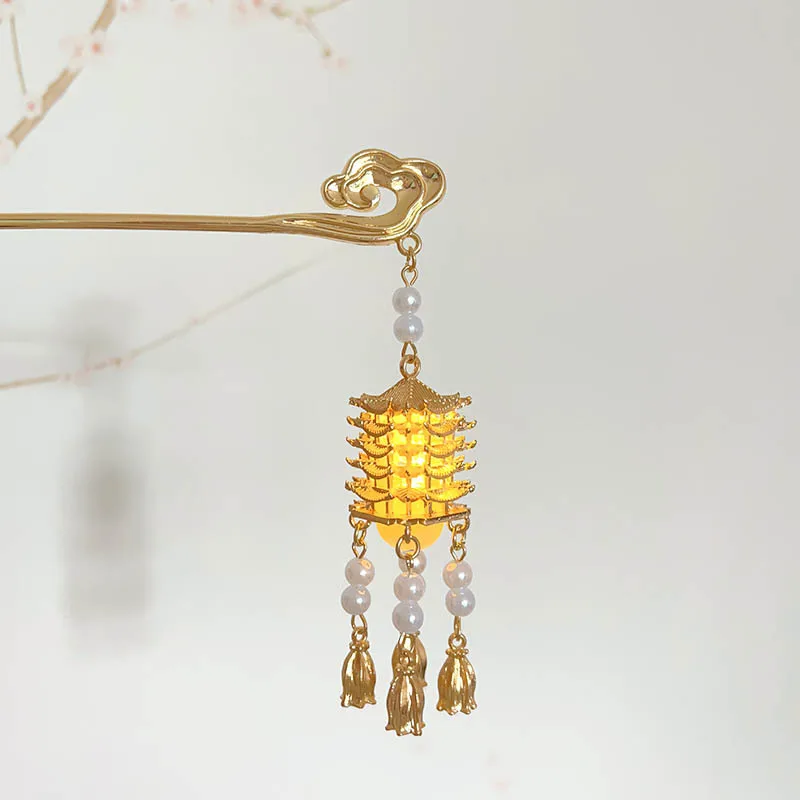 

Высококачественные заколки, светящиеся заколки, аксессуары для волос с кисточками в древнем стиле, головные уборы ханьфу в традиционном китайском стиле.