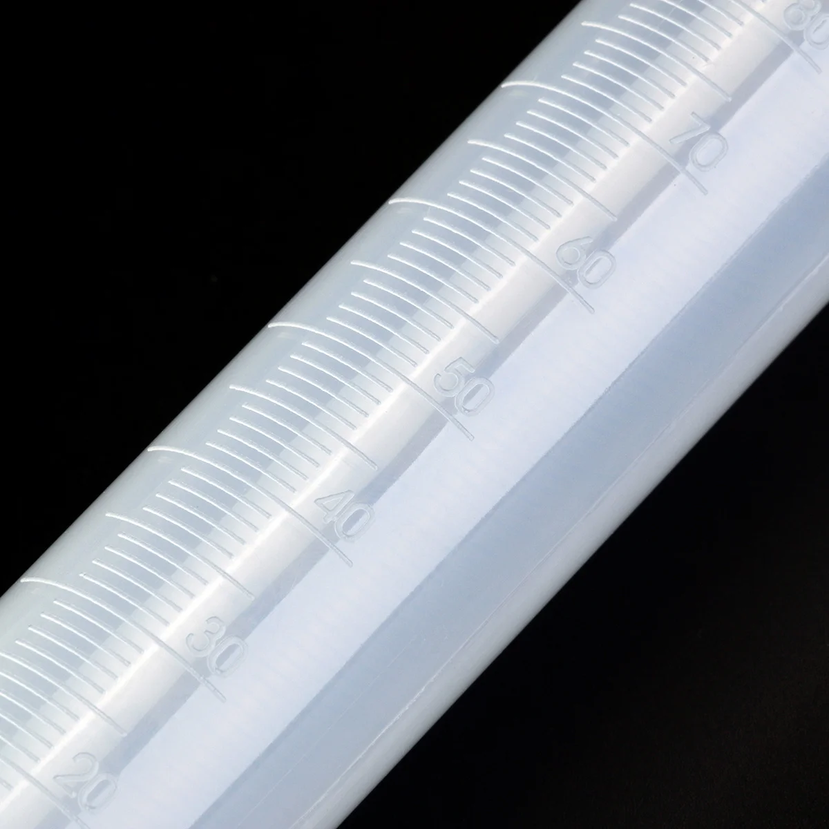 

4Pcs Plastic Measuring Cylinders Food Grade Hard Plastic Transparent Stable Non-Wetting Interior Accurate Measure 10ml 25ml 50ml