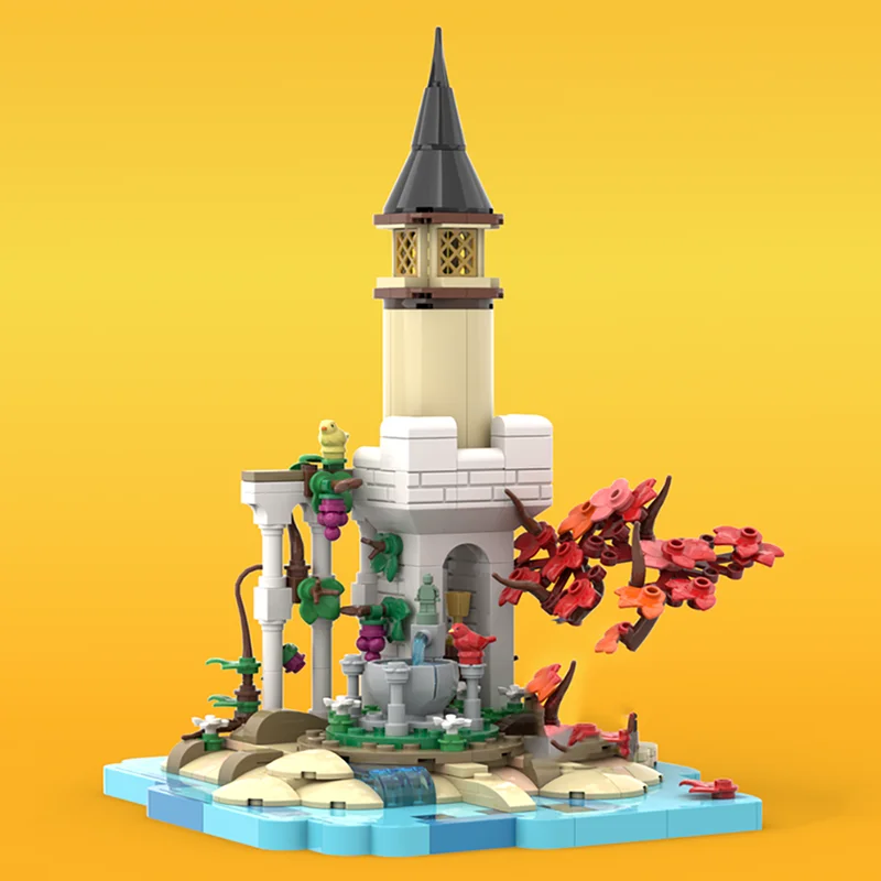 Moc قوالب بناء جزيرة معملية جروتو قلعة نموذج بناء التكنولوجيا وحدات نموذج كتل لعبة البناء الهدايا #2