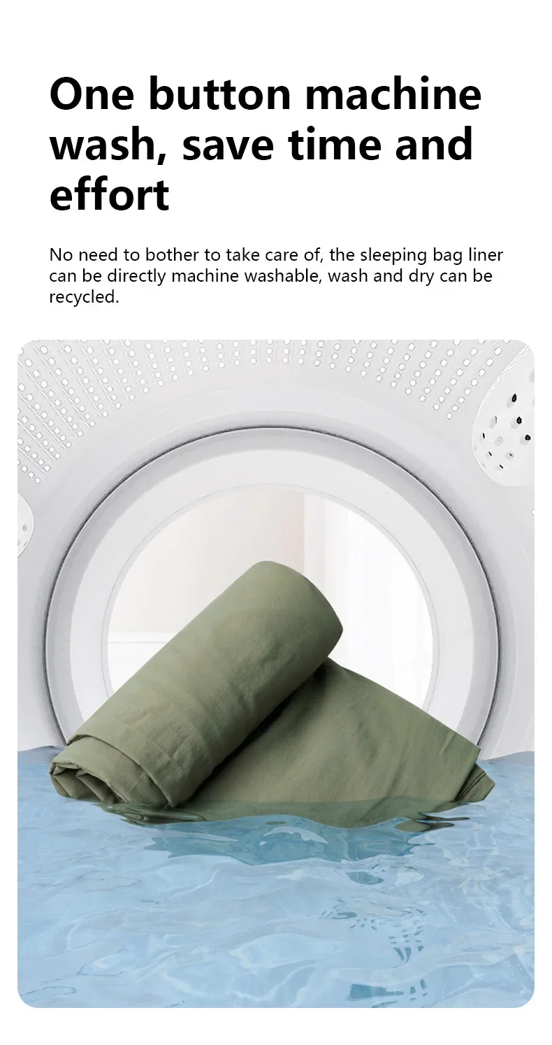 Naturehike Schlafsack-Einlage, leichter Einzelschlafsackbezug, ultraleicht, bequem, Camping-Bettlaken, Reise-Schlafsack – Detail 9