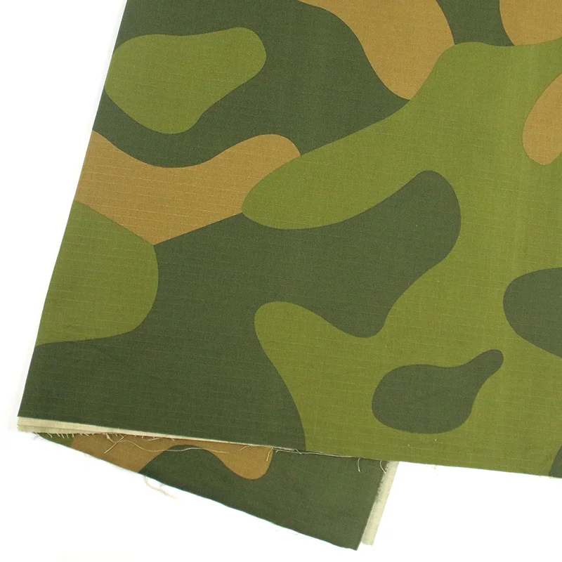 50/50 Nylon Cotton Norway Military Camouflage Fabric Norwegian M98 Rip Stop Plaid Cloth Tactical Uniform DIY