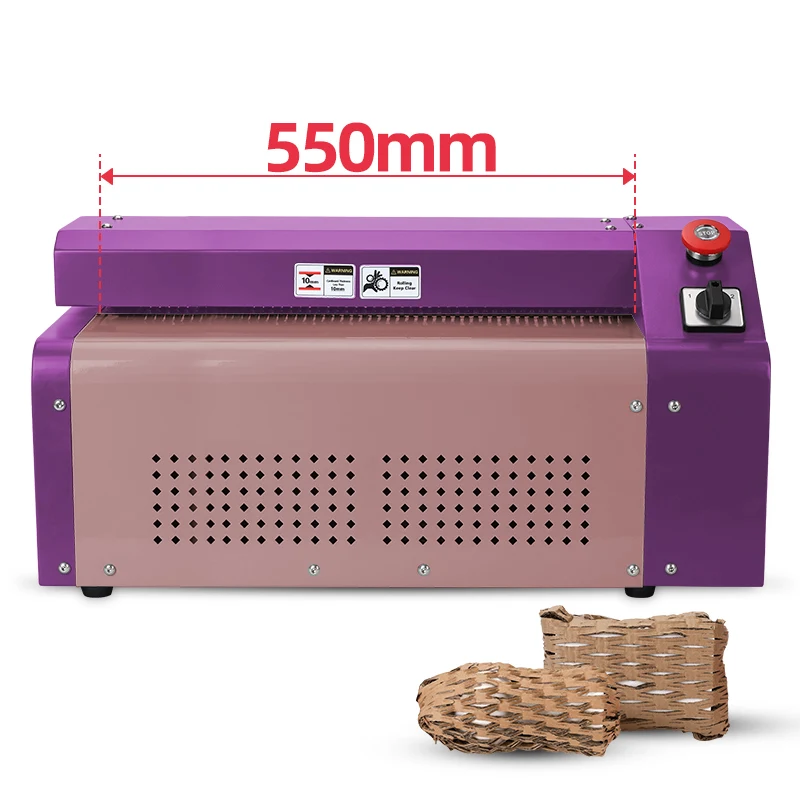 

550mm Recyclable Waste Cardboard Shredder Corrugated Carton Board Paper Box Packaging Cutting Machine
