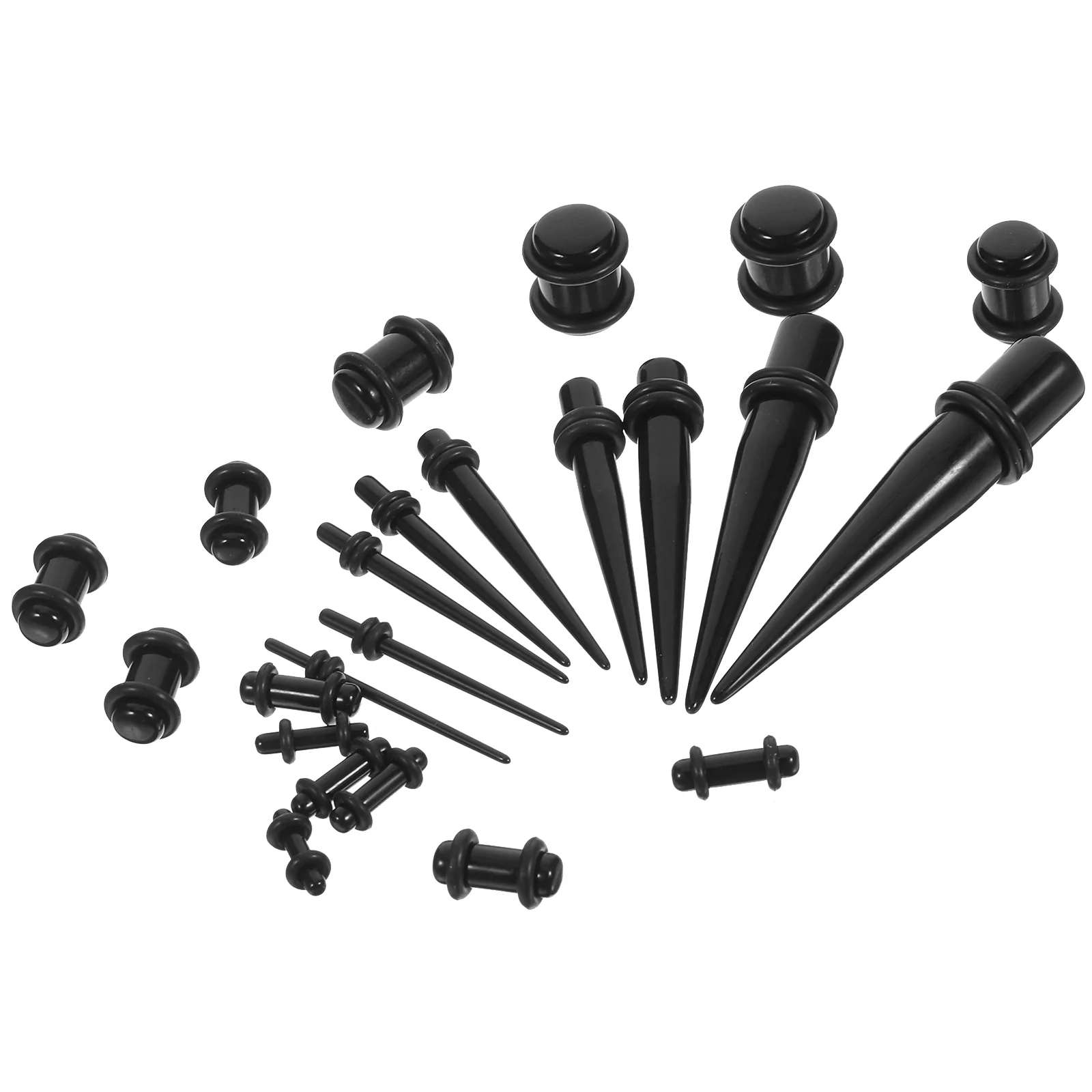 23 Pcs Ear Expander Accessories Acrylic Strecher Earbuds Pin Plug Taper Stretcher Man