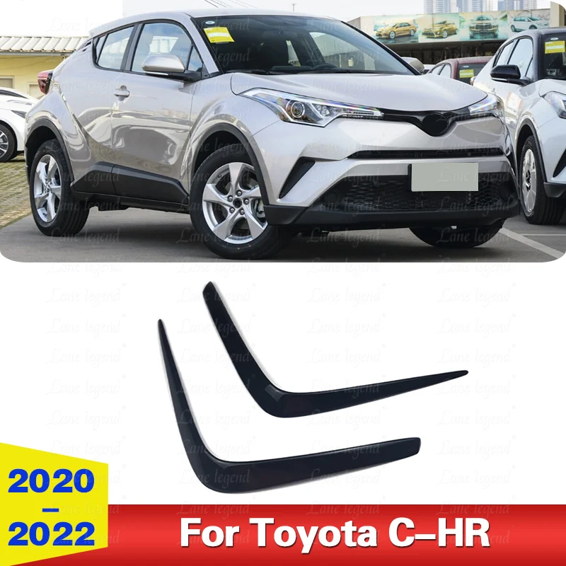 Tuning Sport Front Splitter Fog Lamp Brow Trim Wide Body Kit Accessories Facelift For TOYOTA C-HR CHR 2020-2022 Replacement Part