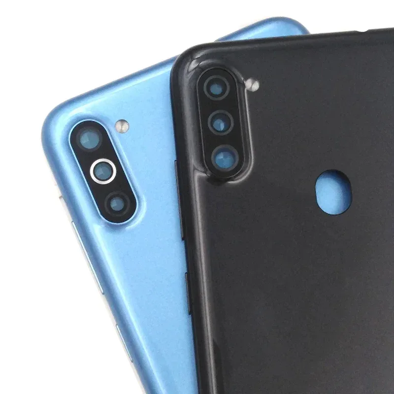 phone housing For Samsung Galaxy A11 A115F A115F/DS frame Cover Back Panel Rear housing With SIM Card Tray