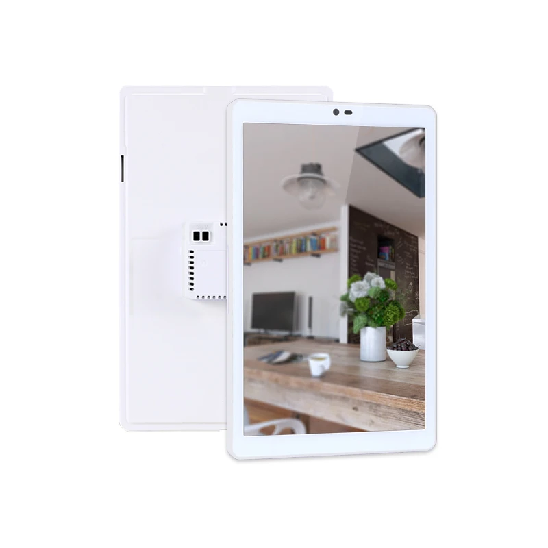 In wall touch control panel Android 11 With Rj-45 Poe Port 8 Inch New Smart Home Touch Control Panel RK3566