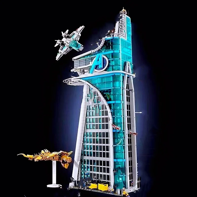 

76269 Конструктор Disney Avengers Tower, совместимый с 5201 деталью, модель супергероя, подарки на день рождения для мальчиков, игрушки