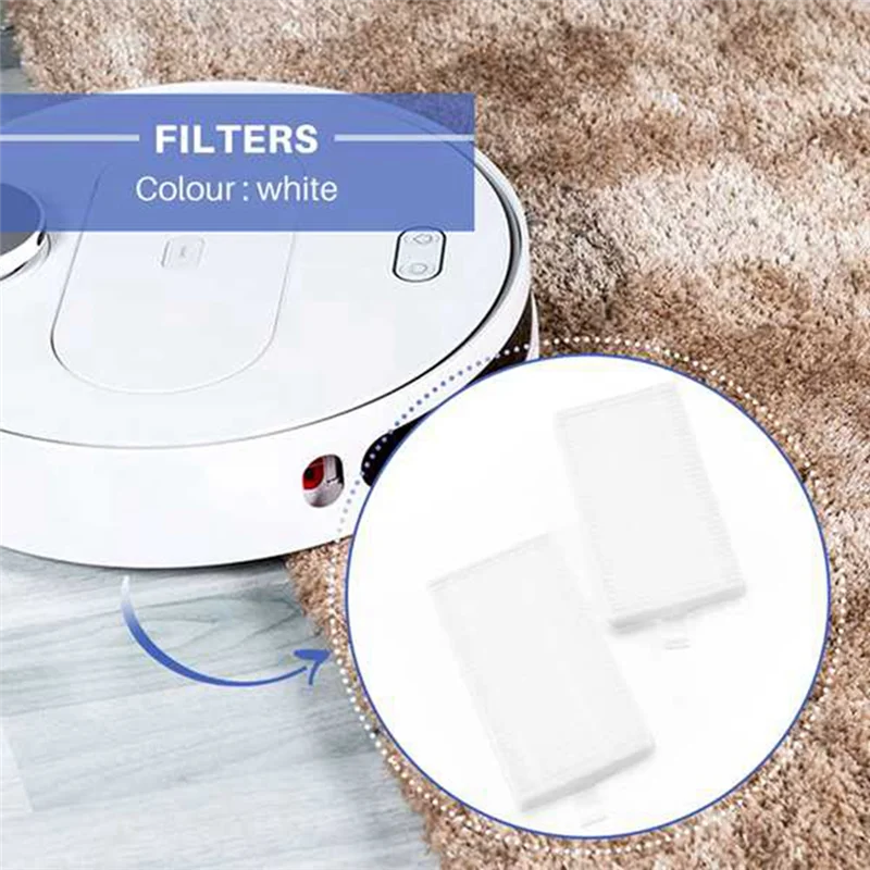 popular 8Pcs Replacement Parts for Cecotec Conga 4090 5090 5490 6090 7090 Robot Vacuum Cleaner Accessories Kit Hepa Filters