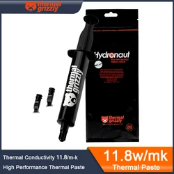 Thermal Grizzly Hydronaut Thermal Paste High Performance 11.8W/MK Thermal Conductive Grease for All Heatsinks CPU and GPU