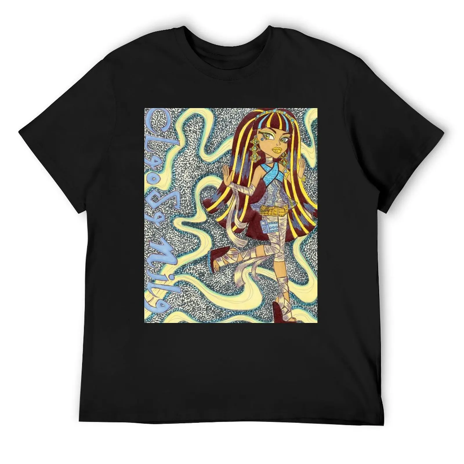 

Cleo De Nile T-Shirt designer shirts anime figures Short sleeve tee t shirts for men cotton