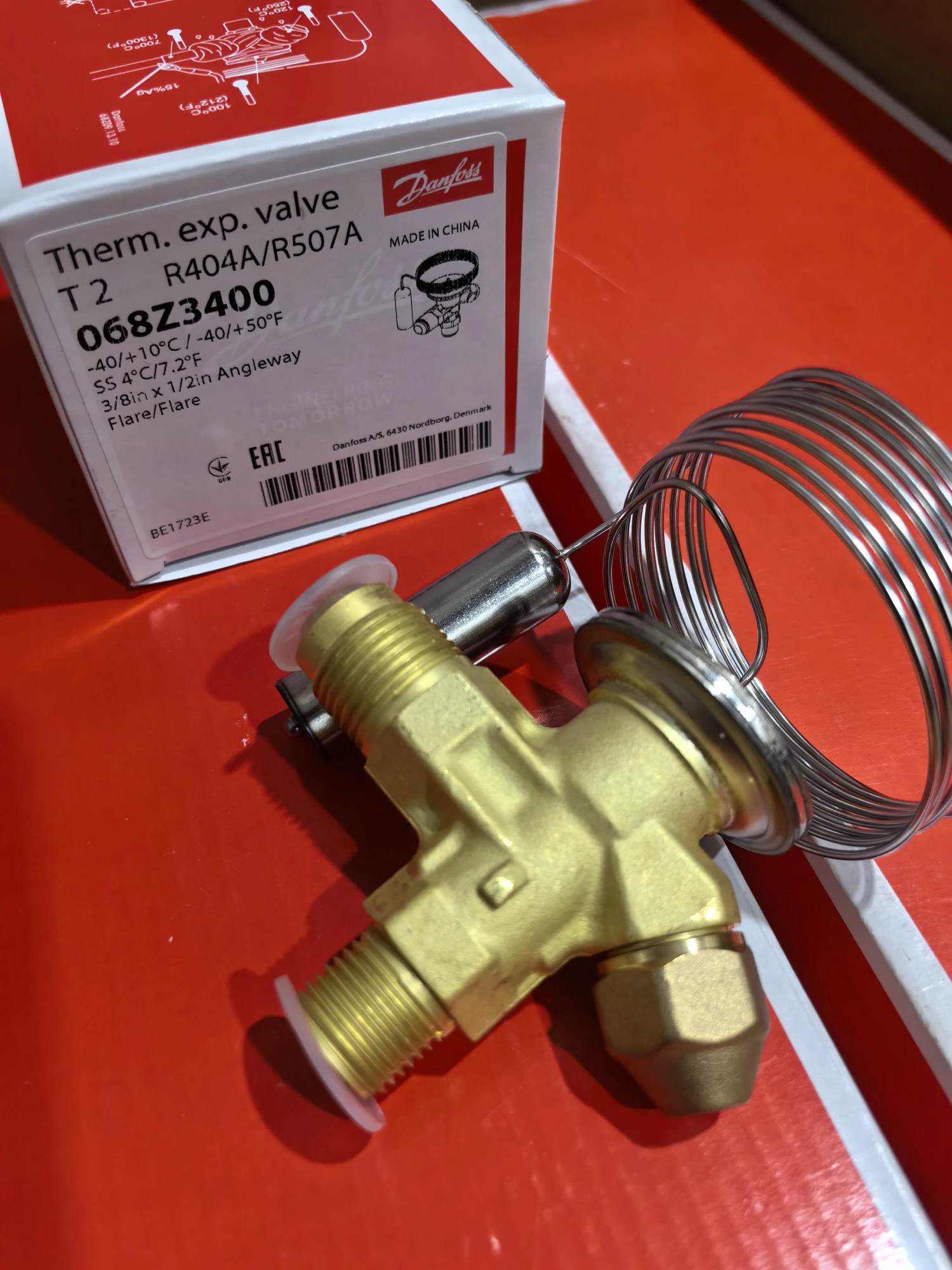 TX2 TEX2 TS2 TES2 TN2 TEN2 Internal balance External Balance Domestic Danfoss expansion valve