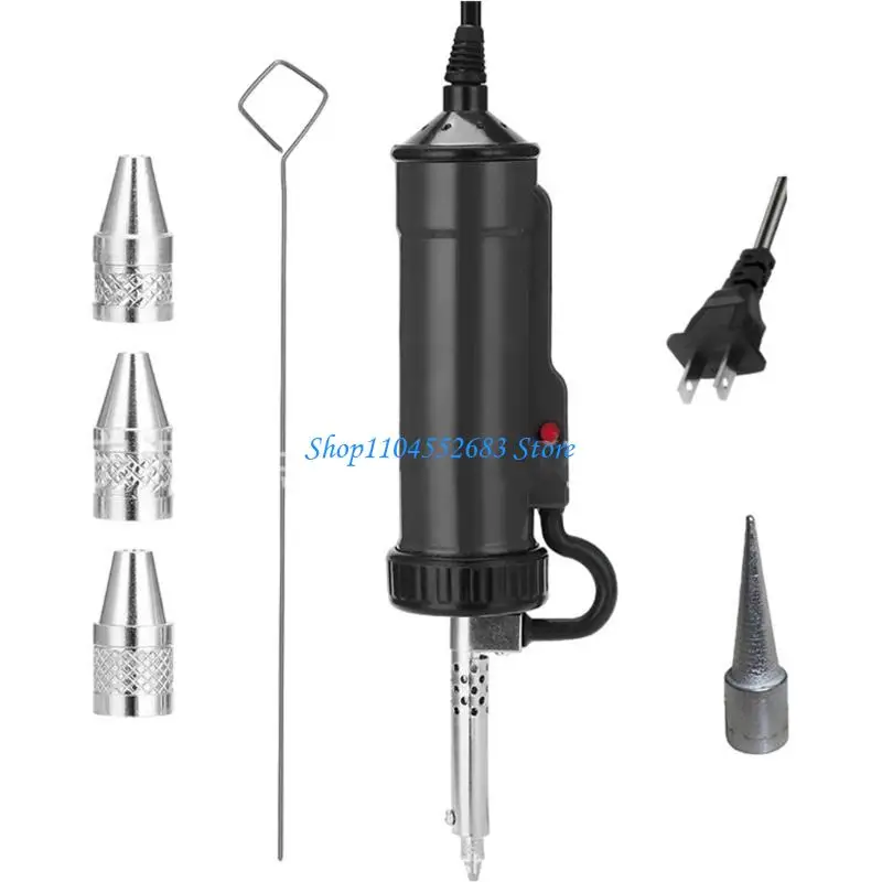 

Y6GD Desoldering Pumps Electric Soldering Solder Sucker Guns Tool Portable Sucking Vacuum Pumps Electric Solder Removal Repair