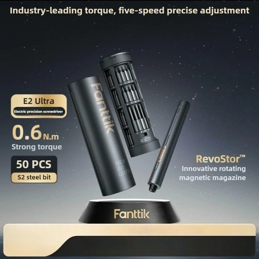 

Fantik E2 5-Speed Torque Precision Electric Screwdriver Set DIY 3.7V Rechargeable Screwdrivers IPhone Disassembly Repair Tools