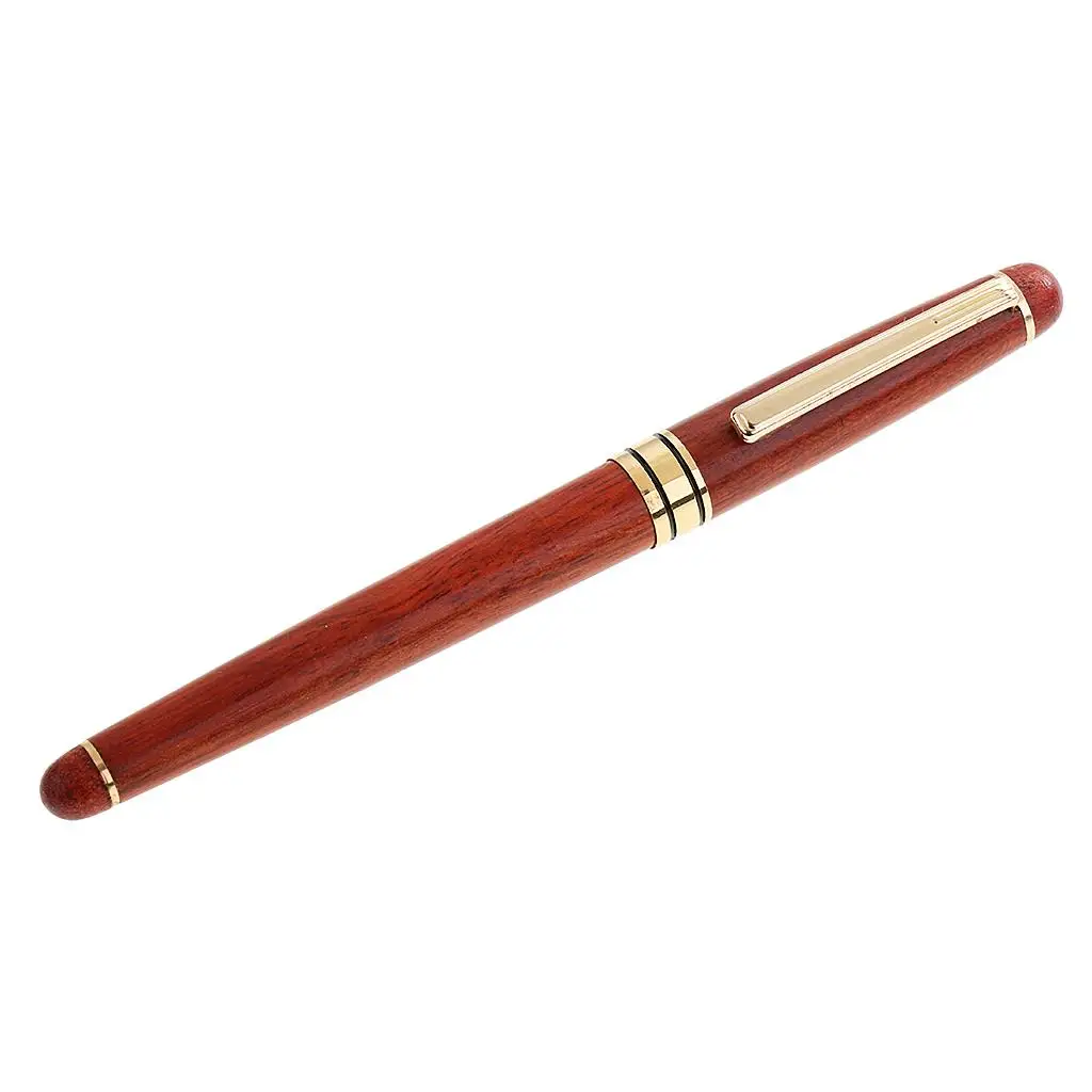 Elegant Calligraphy Fountain Pen Rosewood Flexible Nib Ink Custom Pen for Professional and Personal Use