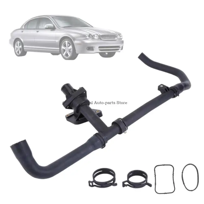 

High Temperature Resistant Engine Radiator Hose C2S4343 Coolant Pipe for X-Type Model Quick Fix Solution Car Maintenance