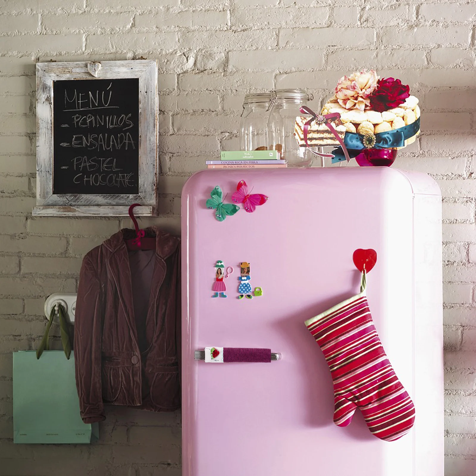 

2Pcs Fridge Handle Covers Protective Cover for Refrigerator and Kitchen Appliance Handles Door Protector Dust Resistant Wrap