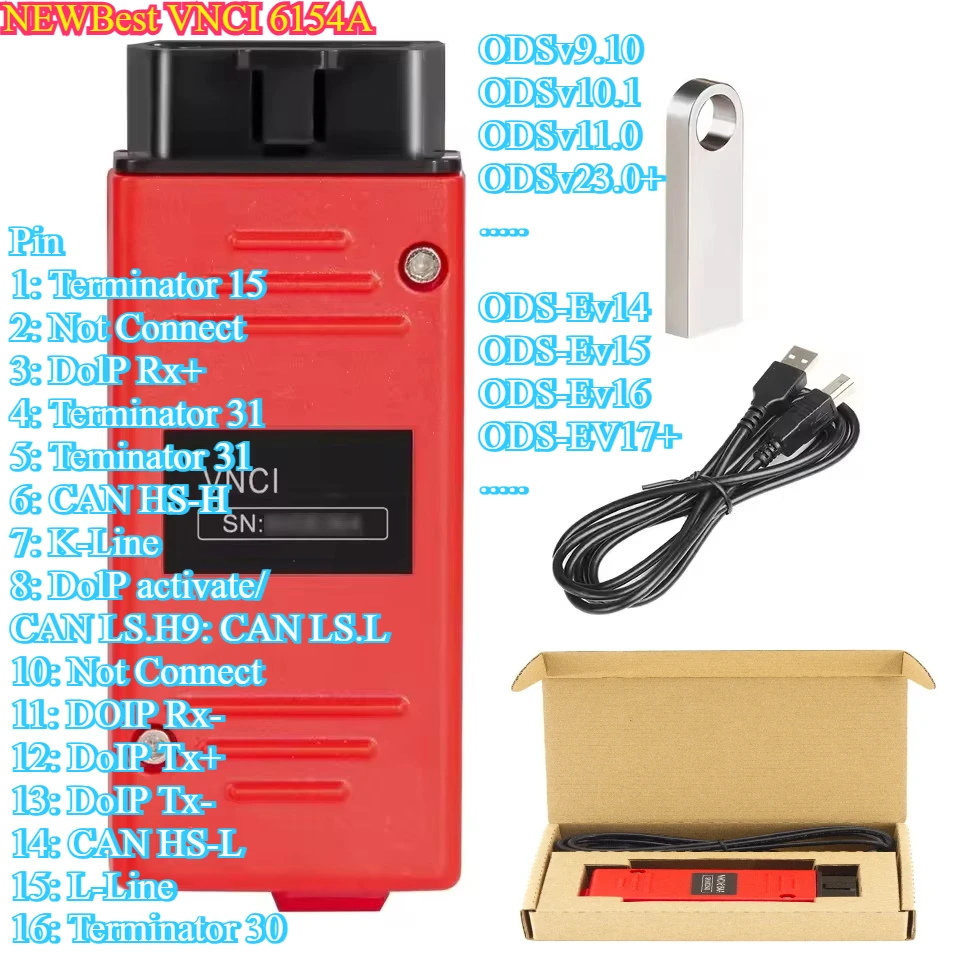 

BEST FORVNCI 6154A ODI'S Professional Diagnostic Tool for VW/Audi/Skoda/Seat Supports CAN FD/ DoIP Updated Version of VaS6154A