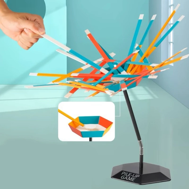 Brinquedo infantil empilhamento, blocos borda arredondada plástico para aprendizagem espacial, reconhecimento cores,