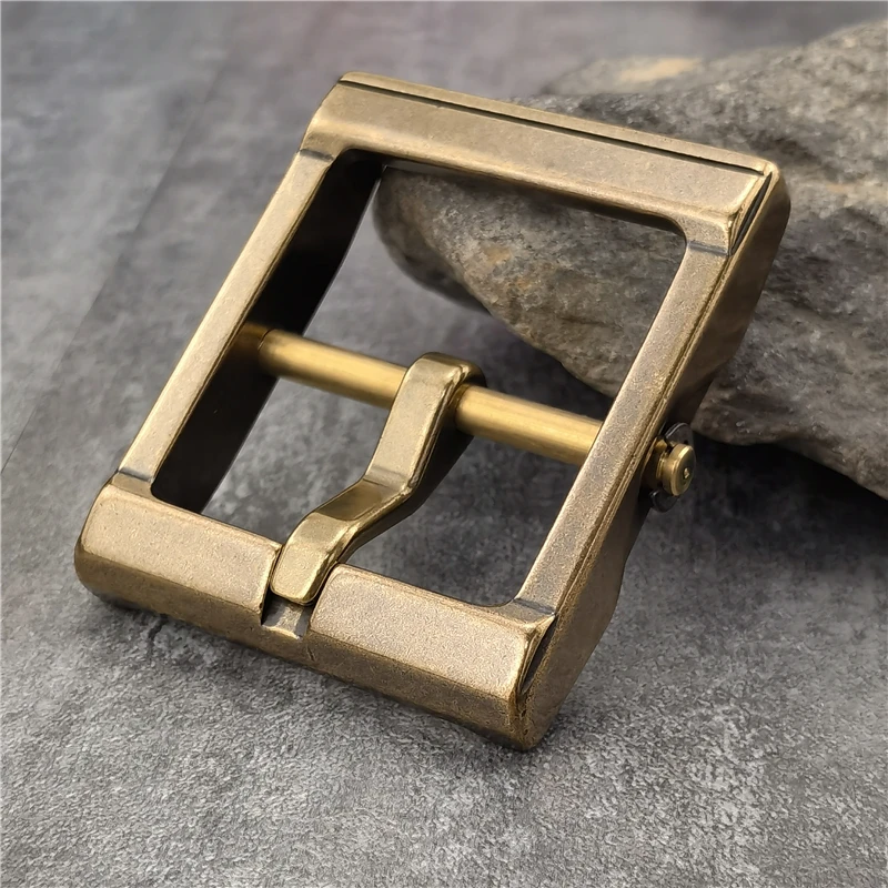 Heavy Solid Brass Belt Buckle For Men Belt Vintage Belt Buckle 40mm Leather Craft Diy Retro Cowboy Buckle Belt Men BK0547