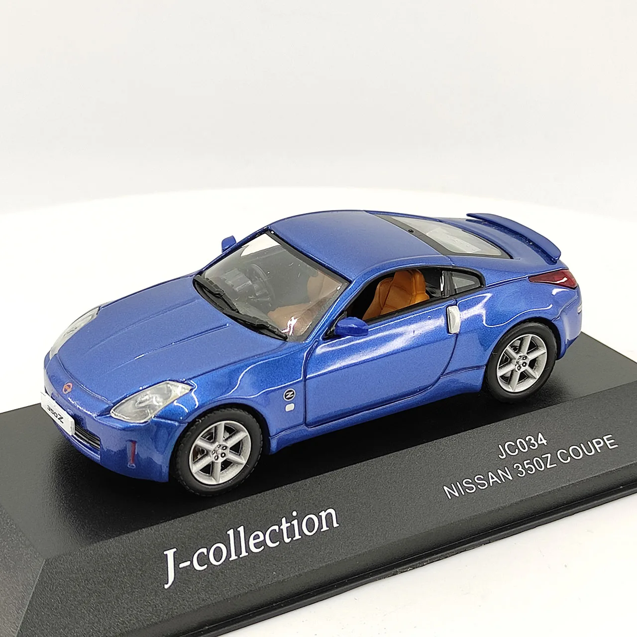 

Diecast JC 1:43 Scale 350Z Coupe Blue Alloy Car Model Collectible Toy Gift Souvenir Display Ornament