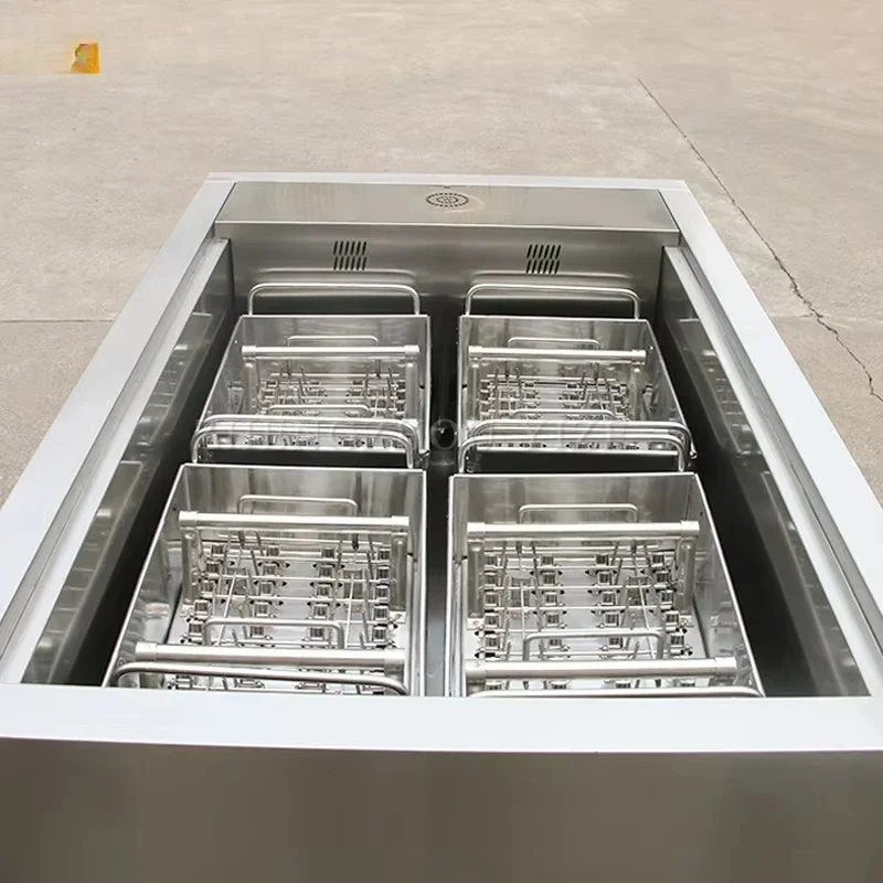 Automatic stainless steel popsicle mold 2 mold ice cream popsicle making machine
