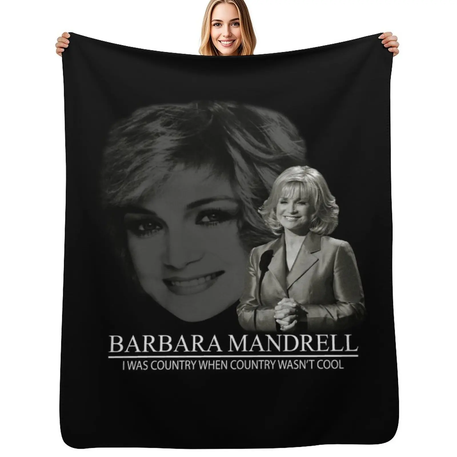 Barbara Mandrell Classic Guys Throw Blanket Blankets For Baby Giant Sofa Travel Thermal Warm Blankets