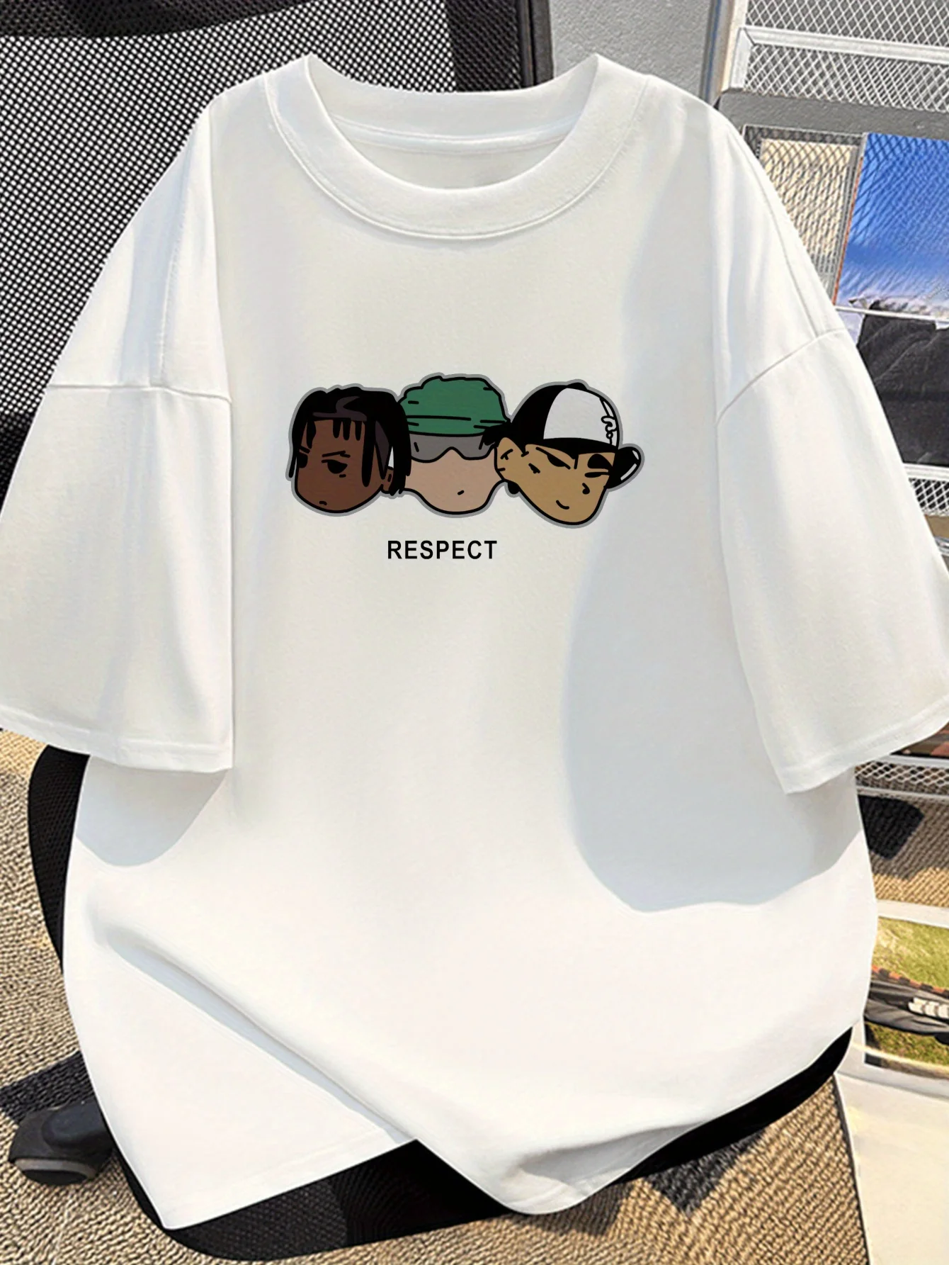 

Character Illustration Combo Graphic Printing Summer Autumn Winter Cotton Casual Comfortable Men and Women T-shirt Short Sleeve