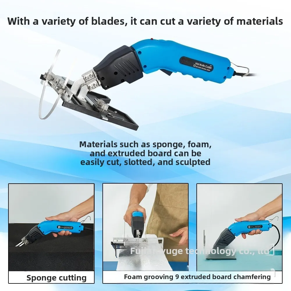 

Multi-Function Air-Cooled Electric Hot Knife – Heat Cutter for Foam, EPE Pearl Cotton, Sculpture & Floor Heating Grooving