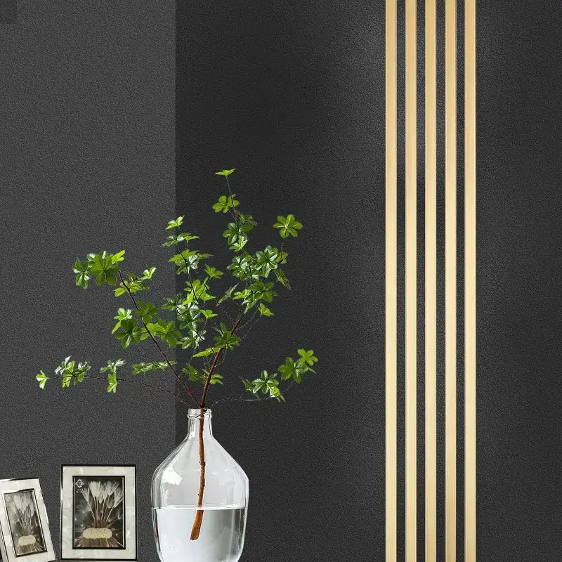 5-Meter-Long Gold/Silver Atainless Steel Decorative Line, Self-Adhesive Decorative Line For Ceiling Background Wall.