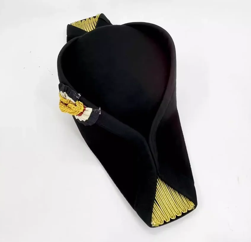 قبعة بحرية أوروبية ذات قرون مزدوجة من القرن التاسع عشر الاستنساخ الألماني