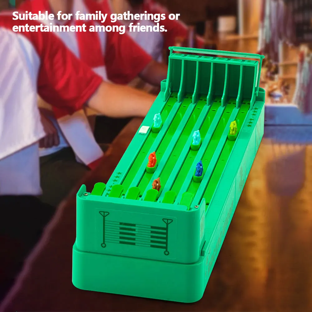 Classic Tabletop Games Set Electronic Horse Race Board Game Battery Powered Desktop Game Interactive Family Party Toy