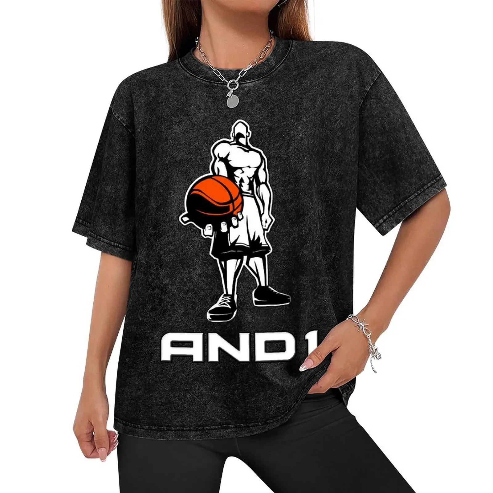 AND1 - Streetballer 1990s T-Shirt cute tops basketball graphic tees t shirts for men pack