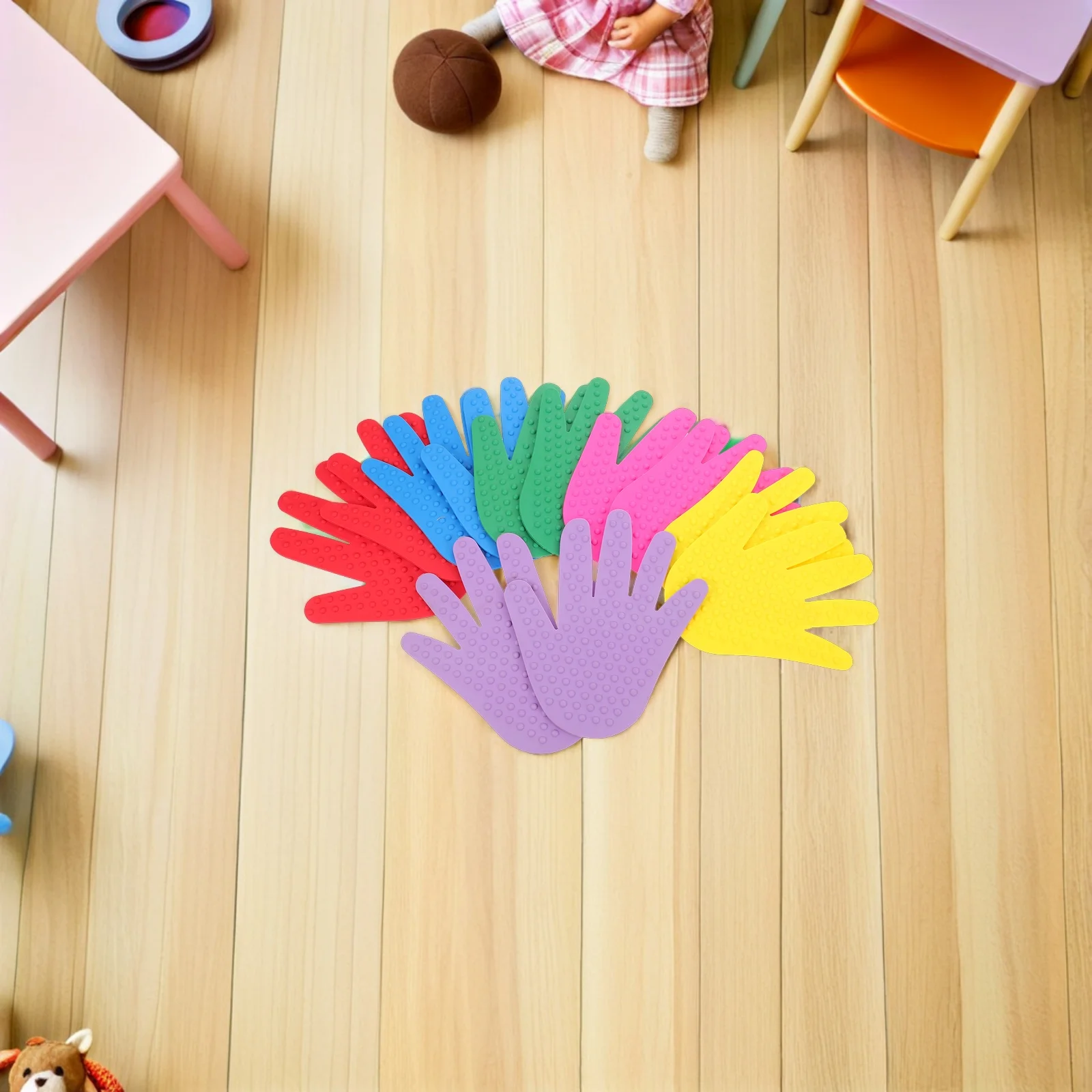 

Children's Outdoor Cooperation Board Basketball Spot Marker Equipment Carpet Markers for Classroom
