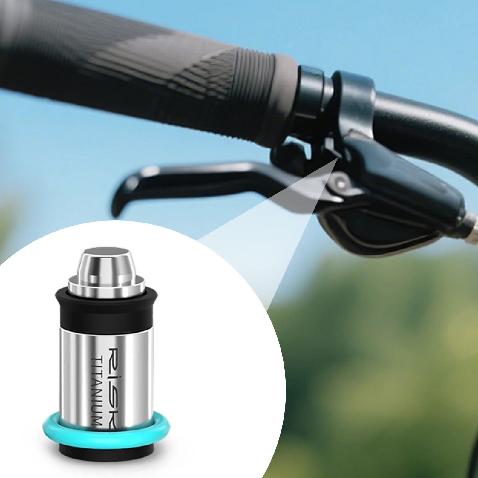Bicycle Titanium Brake Lever Piston with Sealing Ring MTB Bike Disc Brake Lever Piston Repair Part for Magura MT2/4/5/6/7/8/HC - view 3