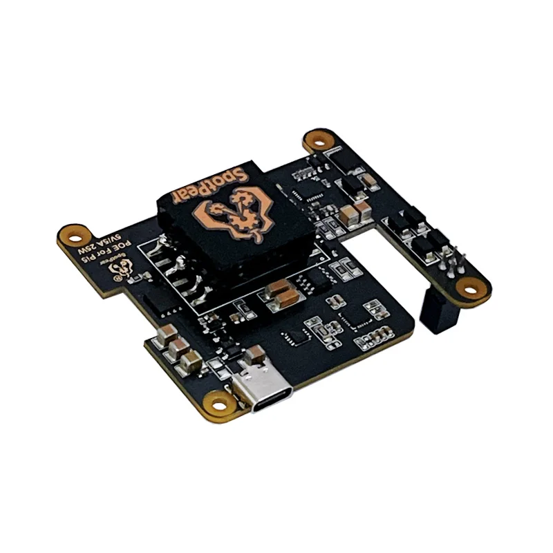 Imagem -04 - Placa de Expansão Raspberry Pi5 Poe com Ativação pd Trigger tipo c Power Over Ethernet Módulo 802.3af at