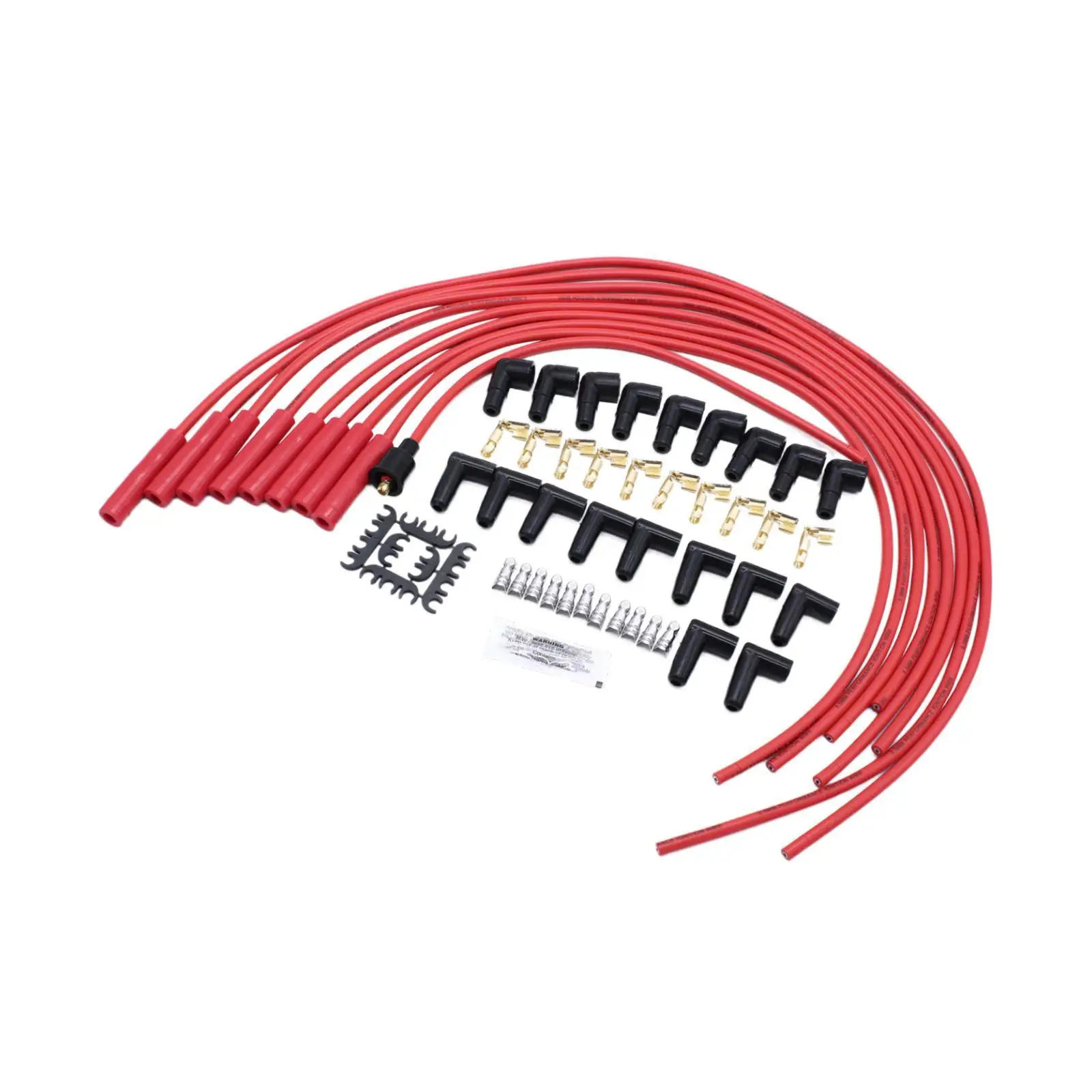 

4040R Spark Plug Wire Set Vehicle Spare Parts Easily Install Sturdy Replace Parts Stainless Steel Plug Terminals Ignition Cable
