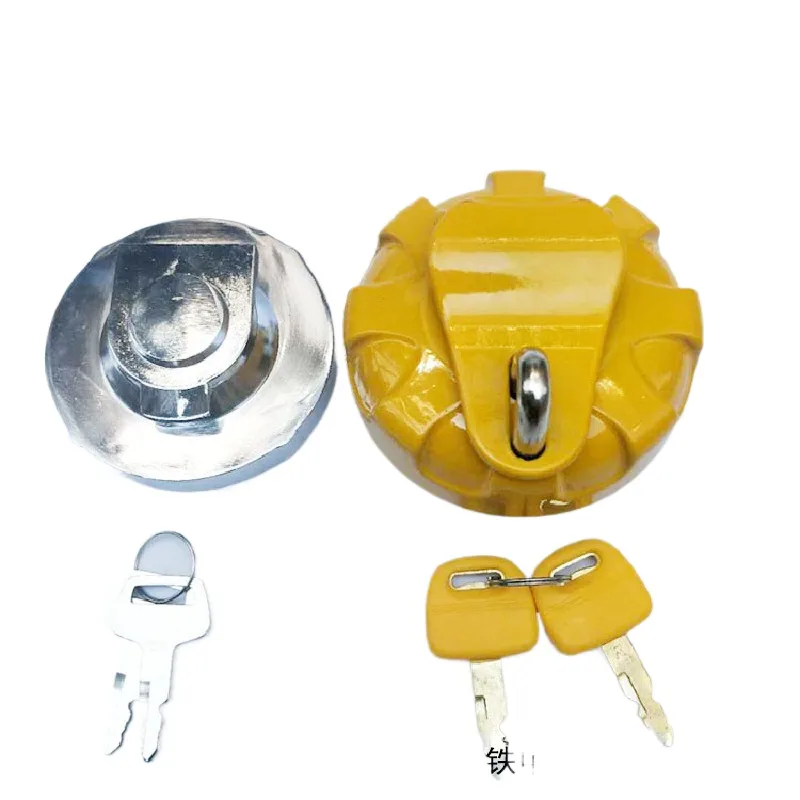 Tapa de tanque de combustible para excavadora pequeña, tapa de llenado de tanque de combustible diésel, accesorios de excavadora, XCMG, XE55DA, 60CA, 65DA, 75D, nuevo