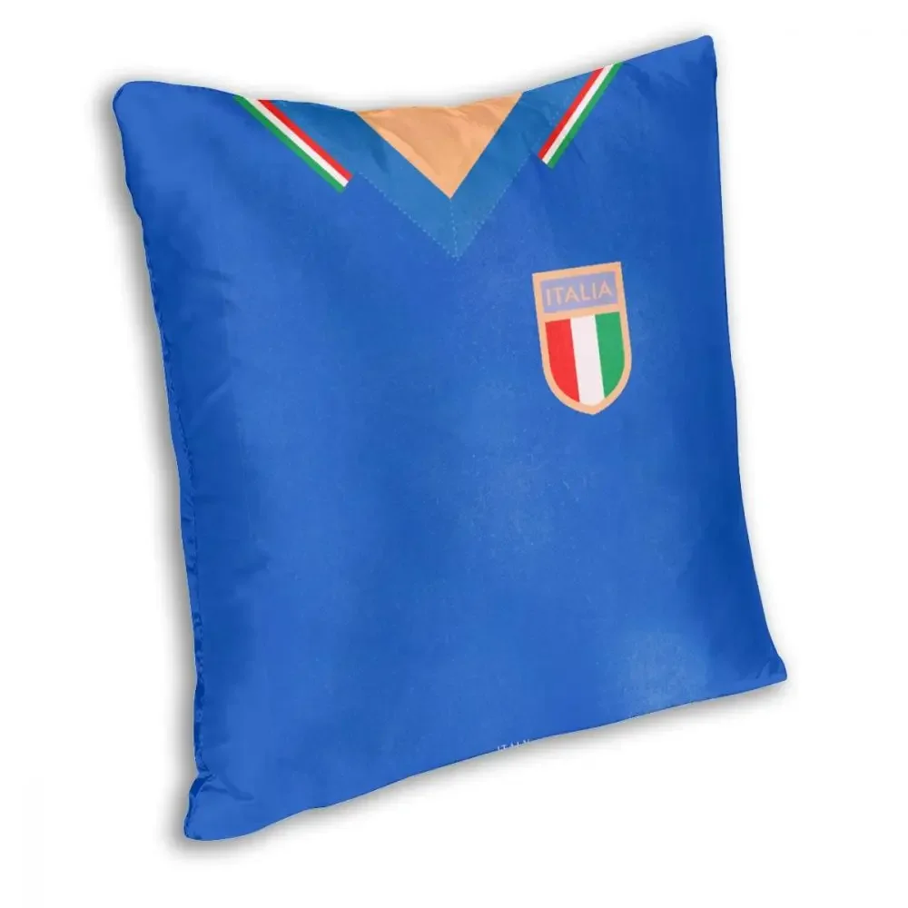 Vintage 1982 Italy Football Jersey Paolo Rossi Square Pillow Case Decorative Pillow Soccer Calcio Customized Pillowcase